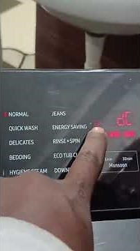 Samsung washing machine DC error