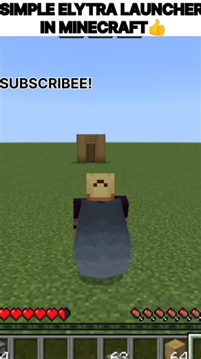 Simple Elytra Launcher Tutorial in Minecraft #viral #shorts #gaming