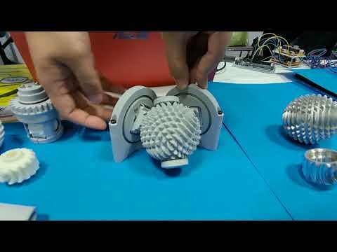まるでウニみたいな球状歯車【ロボットダイジェスト】