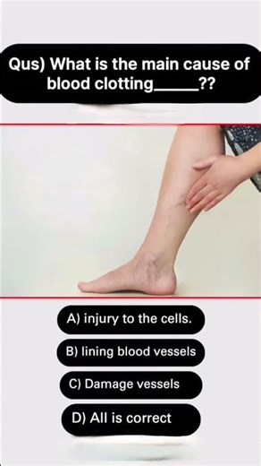 what is the main cause of blood clotting#neet#aspirants#medical#treatment#blood#song #ytshorts#yt