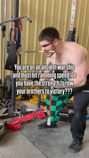 Blind Barbell | Quentin Oppenlander on Instagram: "Can you row with enough power to hit ramming speed and propel your brothers to victory???? Comment “POWER” for my 12 week Powerbuilding Program Code BLIND ⬇️ @raskolapparel gym clothes @psychopharma for supplements @trainwithboostcamp for programs"
