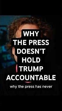 Why The Press Doesn't Hold Trump Accountable #psychology #politics #trump #lucasbean