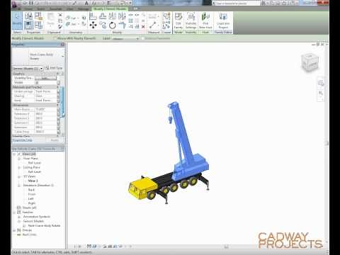 Revit Advanced Family Creation - Parametric Crane - Part 1