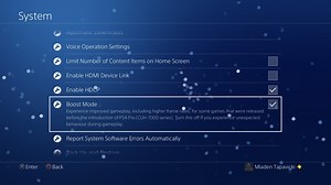 PS4 permetterà di scegliere il frame rate con il boost mode - GameSource