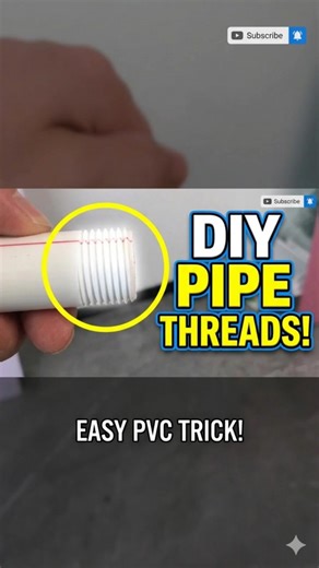 How to Thread PVC Pipe Like a Pro! 😲 Simple Plumbing Trick #asmr #satisfying #Neoninsights