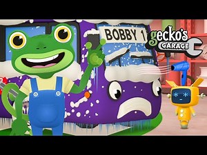 Gecko's Garage Bus Stories!｜Educational Cartoon For Toddlers｜Truck Songs For Kids｜Wheels On The Bus