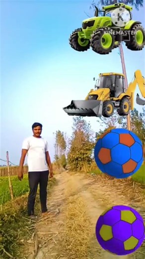 Red yellow green purple buttons to tractor'jcb roller& truck#automobile