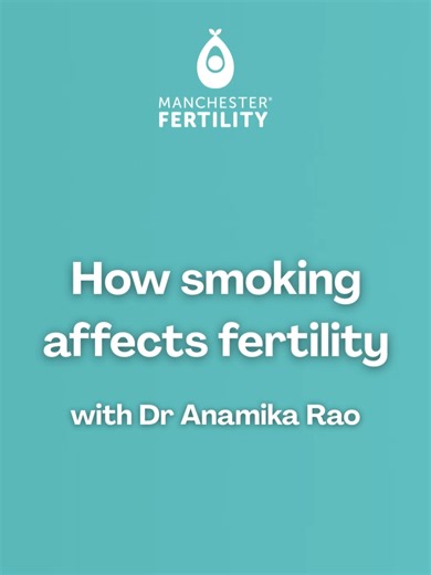 It's No Smoking Day 2026 🚭 To raise awareness, Dr Anamika Rao, a Fertility Consultant here at Manchester Fertility, explains how smoking can affect fertility in both men and women. If you have a question about fertility or fertility treatments, comment below for an answer from our expert team! 👨‍🔬👩‍🔬 #FAQ #FertilityAwareness #Fertlity #NoSmokingDay #StopSmoking