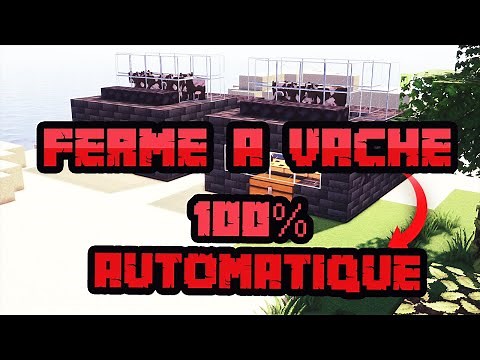 COMMENT FAIRE UNE FERME A VACHE AUTOMATIQUE SUR MINECRAFT 1.19 (Tuto farm a vache)