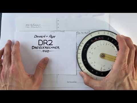 DR2 Dreieckrechner, Dennert & Pape (Part 3): Turn inbound when 7 minutes away from the runway