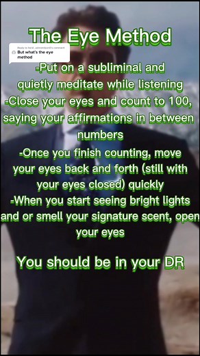 Mastering the Eye Method for Successful Reality Shifting