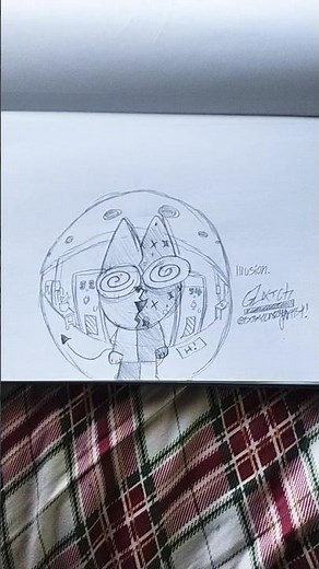 peephole Illusion 👁️👄👁️ | #art #peephole #art #sketch #idk #hypnosis