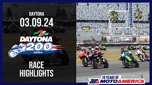 17K views · 536 reactions | The iconic Daytona 200 tests the riders and teams like no other race on the MotoAmerica schedule. It takes talent, teamwork, and also a little bit of luck to win the trophy and the Rolex. Take a look at these highlights from the "Great American Motorcycle Race." | MotoAmerica | Facebook