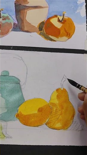 learn how to draw with watercolor/ learn how to use watercolor in your drawings/ which brush to use