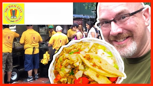 The Halal Guys - NYC street food - review lamb & chicken platter