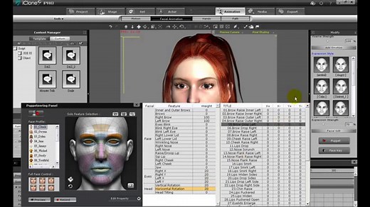 iClone5.4 Tutorial - Advanced Facial Animation Techniques for your Daz Character in iClone