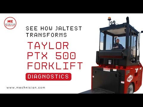 (EN) TAYLOR PTX 500 Series Forklift diagnostics demo with Jaltest | Full ECU access unlocked ⚙️🔧🔥