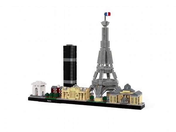 LEGO Architecture Paris Skyline, Collectible Model Building Kit with Eiffel Tower and The Louvre, Skyline Collection, Office Home Décor, Unique Gift to Unleash any Adult's Creativity, 21044 - Walmart.com