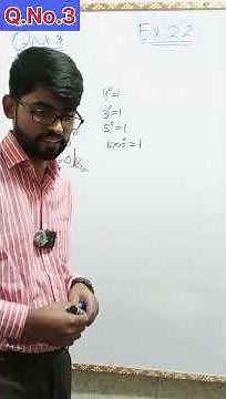 Class 9 Math Chapter 2 Logarithms Exercise 2.1 Q. 3| Step By Step Easy Solution|#9thmath #shortmath