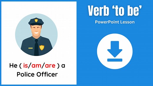 Verb To Be PowerPoint Lessons – Present And Past Tense | Games4esl