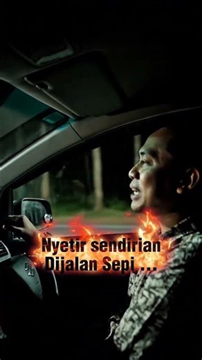 DRIVING ALONE ON A DESERTED ROAD #shorts #car #horror