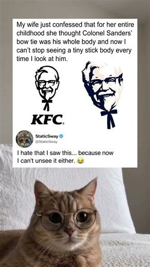 This changes how you see the KFC logo forever