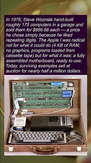 The $666.66 Computer That Started Apple
