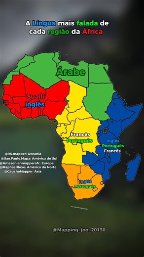 Língua mais falada de cada região da África | Mega Collab | 24/01/2026 | 13:51 | #geography #tiktokmapping #fypageシ #megacollab #africa | @𝐆𝐚𝐮𝐜𝐡𝐨𝐌𝐚𝐩𝐩𝐞𝐫🇨🇬🧉 @sao.paulo.mapa @rs_mapper @Amazonian_Mapper @『 RAPHITCHY 』