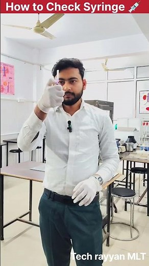 How to check syringe 💉||blood collection preparation||#bloodcollection #labtechnician