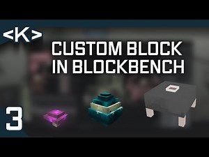CUSTOM BLOCK MODEL IN BLOCKBENCH | BLOCKBENCH #3 | Modding By Kaupenjoe