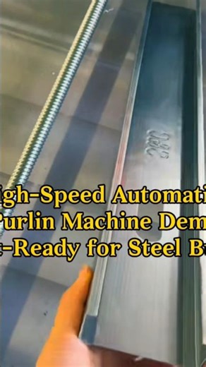 C Purlin Machine & Finished Panels Demo – Boost Your Steel Production Now!