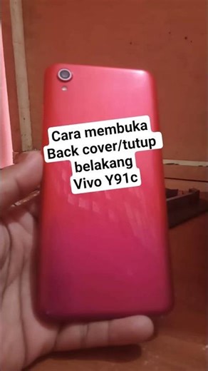 How to open the back cover of the Vivo Y91C
