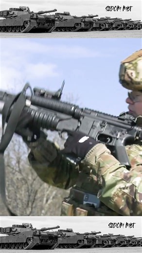 Mighty Military Woman on firing the M203 grenade launcher