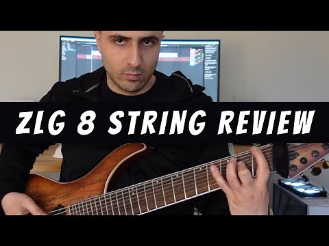 ZLG 8 String Fanned Fret Guitar [REVIEW] - 4k