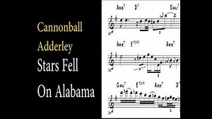 Cannonball Adderley on Stars Fell On Alabama Chords (Ballad solo transcription) - ChordU