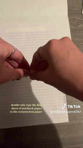 Pull-Out Love Letter Tutorial with Double-Sided Tape