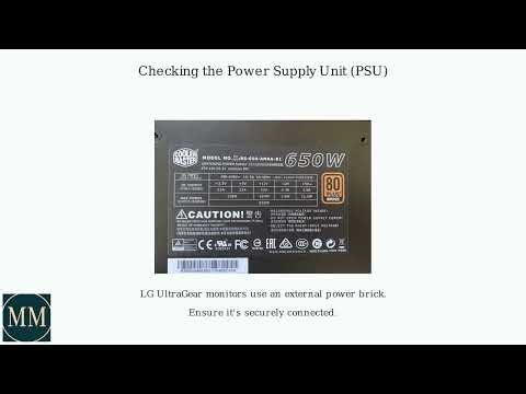 How to Fix LG UltraGear Monitor Not Turning On or Working – Power, Input & Reset