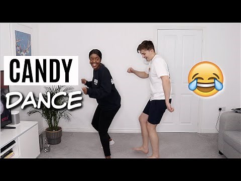 TEACHING MY FIANCE THE CANDY/ ELECTRIC SLIDE DANCE!!