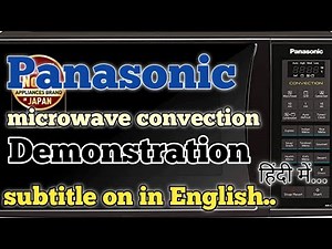 how to use panasonic microwave convection model | panasonic microwave convection model demo