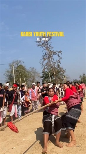 Tug of war women 🔥🔥 | Karbi Youth festival 🎉 Taralangso Karbi Anglong 🇮🇳 #shortvideo #festival