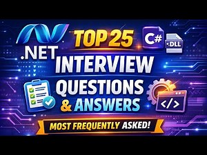 .NET Interview Questions & Answers | ASP.NET Core + C# | Crack Any Interview