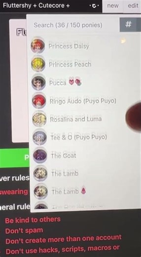 Should I make more or enough?! #cultofthelamb #puyopuyotetris2 #fandom #ponytown #mlp #mylittlepony