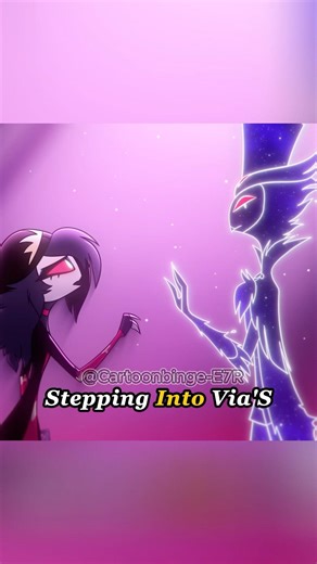 Stepping into Via's point of view in Helluva Boss, she's honestly really helpless.#fyp #helluvaboss