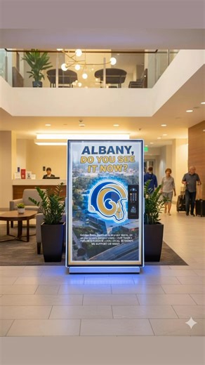 ALBANY, DO YOU SEE THE IMPACT? 📉📈 Your Golden Rams are doing more than just scoring touchdowns; they are driving transactions. ✈️ They fill the flights. 🏨 They book the rooms. 🚗 They rent the cars. 🍗 They pack the local restaurants. From the corporate chains to the corner stores, ASU Football is the heartbeat of game-day business in this town. It’s time we pay them back with a packed stadium. Tickets bought. Seats filled. Voices loud. Let’s handle business. 🤝💙💛 #EconomicImpact #GoldenRam