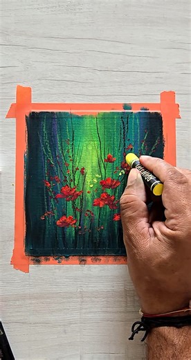 207K views · 2.5K reactions | Easy oil pastel art in seconds ✨ Floral art  . . . . . #easyart #oilpastel #floralart #art #dailyart #artreels | Suraj fine arts | Facebook