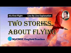 Two Stories About Flying The Black Aeroplane Audiobook | Part 1 | Class 10 CBSE English Books