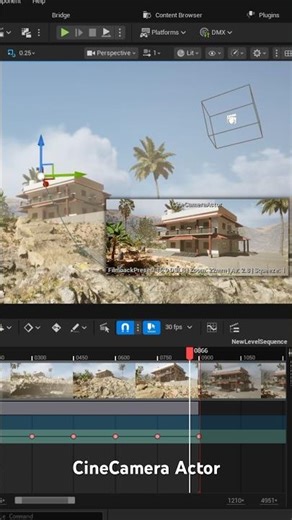 Add CineCamera to Your Scene in Unreal Engine 5! | UE5 Camera Tips 🎥🔥 #cinematic