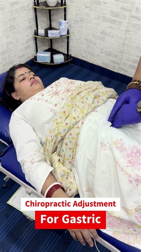 Instant Gastric Relief Without Medicine? 💥 See This Chiropractic Adjustment! #shorts