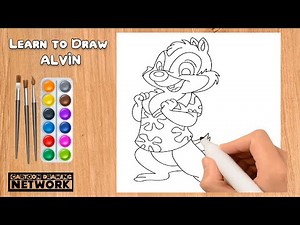 Learn to Draw ALVIN from Alvin and the Chipmunks 🙂
