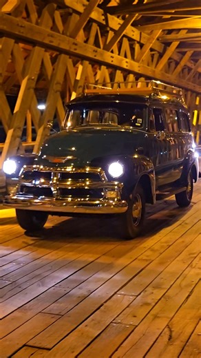 1954 Chevrolet 3100 Suburban Classic SUV Drive By Engine Sound Frankenmuth Auto Fest 2025